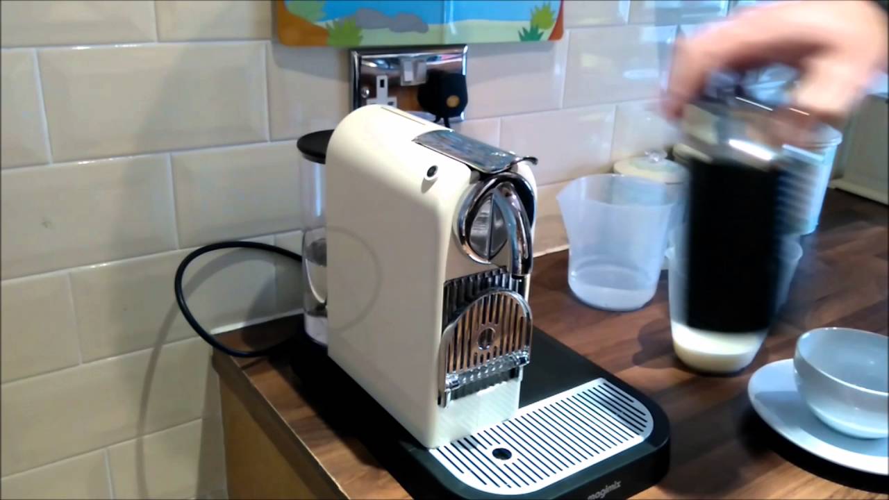 Obsessie tumor sneeuw How to Make a Nespresso Cappuccino Coffee - YouTube
