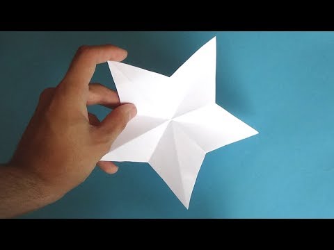 Video: Cómo Hacer Una Estrella De Cartón