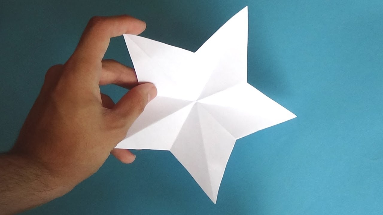 ¿Cómo se hacen las estrellas de papel