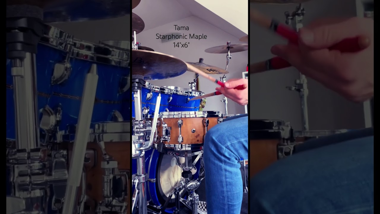 TAMA Starphonic Maple 14"x6" SNARE DRUM TEST vol. 6 