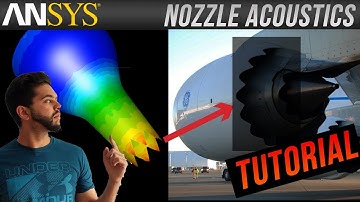 ANSYS Fluent 3D CFD: Chevron Nozzle - Jet Engine (B787) Acoustics Tutorial!