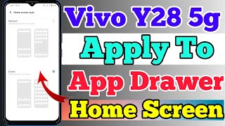 Vivo Y28 5g App Drawer Setting Kaise On Kare // How To App Drawer Setting On Vivo Y28 5g screenshot 4