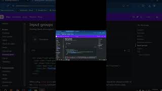 How input groups support floating label in Bootstrap || #shorts #bootstraptutorial