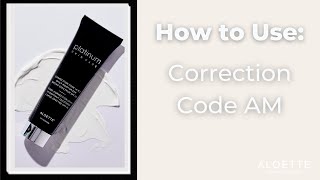 How To Use Correction Code Am
