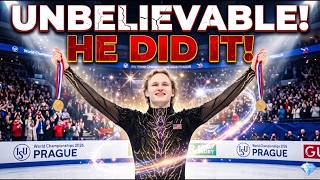 Ilia Malinin Creates History At Prague 2026 In A Moment Fans Will Never Forget
