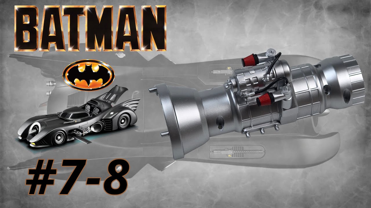 Мы строим Бэтмобиль Тима Бертона Бэтмена 1989 года Deagostini Altaya - Выпуски 07-08