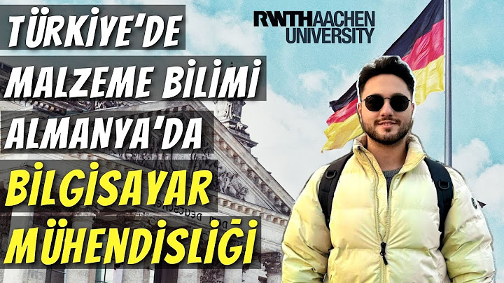 ALMANYA’DA TÜRKİYE’DEKİ LİSANS BÖLÜMÜNDEN FARKLI BİR BÖLÜME KABUL ALMAK! (Caner Anlatıyor)
