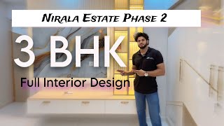 3BHK Budget interior design in Nirala Estate phase 2 |Small Budget Big Maskeover #nirala #gaurcity