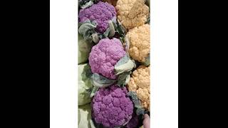 Viral vegetables color #amazing cauliflower I'm very happy that color