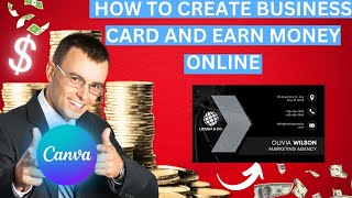 how to create business card in canva | how to earn money online | business card kaise banaye