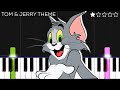 Tom  jerry theme  easy piano tutorial