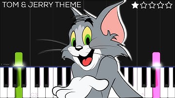 Tom & Jerry Theme | EASY Piano Tutorial