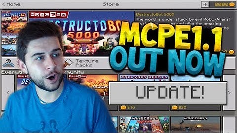 MCPE 1.1 OUT NOW!! Minecraft Pocket Edition - UPDATE 1.1 Released! All New Features (Pocket Edition)