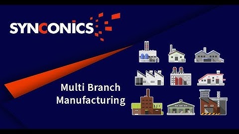 How to manage multi branches for Manufacturing Operations? | Odoo Apps | #Synconics [ERP]
