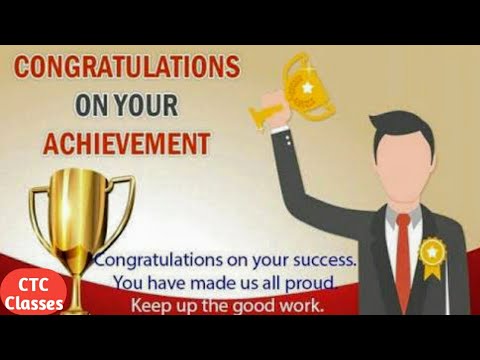 Congratulations Proud Of You Ctcians Youtube