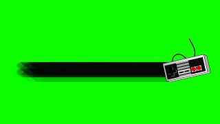 Футаж для текста на зеленом фоне (Геймпад NES) HD