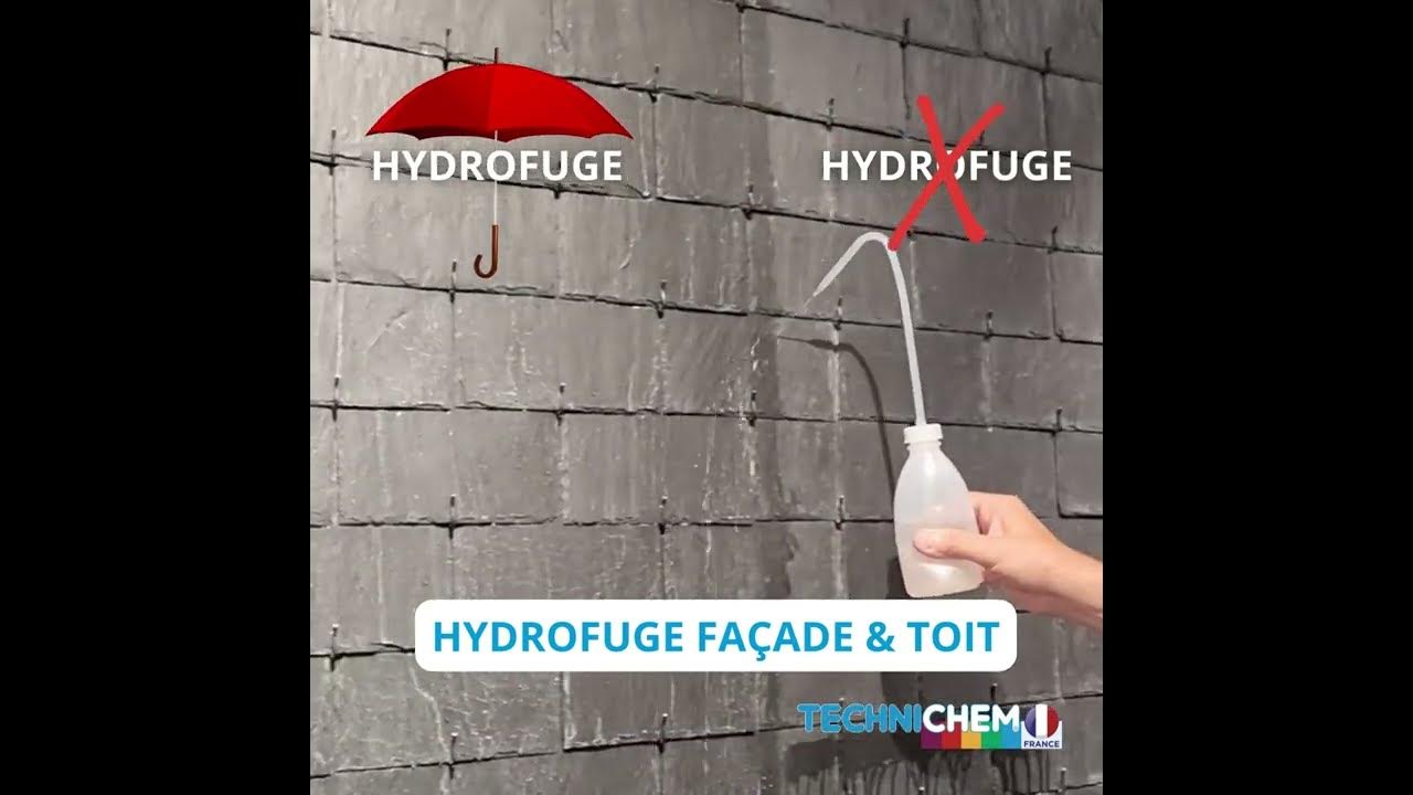 HYDROFUGE avec EFFET DÉPERLANT le + important du marché français 🇫🇷 😱!  TOITURE et FAÇADE 