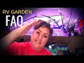RV - MOBILE -TINY HOUSE -GARDEN FAQ. I'll tell you all the ways I made a garden in my Class C RV...