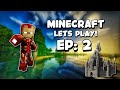 Building my castle minecraft lets play episode 2