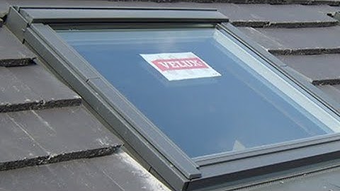 Very Quick video on how to trim out for a velux window without a scaffold