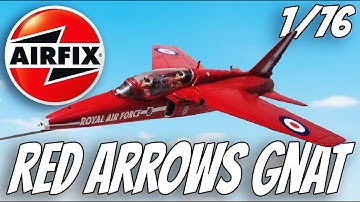 Airfix RAF Red Arrows Gnat Starter Set Full Build and Review