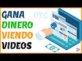 💰GANA DINERO VIENDO VIDEOS🔥 | MÍNIMO DE RETIRO 0.03 USD