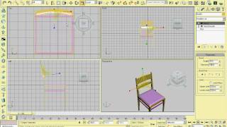 урок 3d max. для начинающих,моделирование стула,урок 2.avi