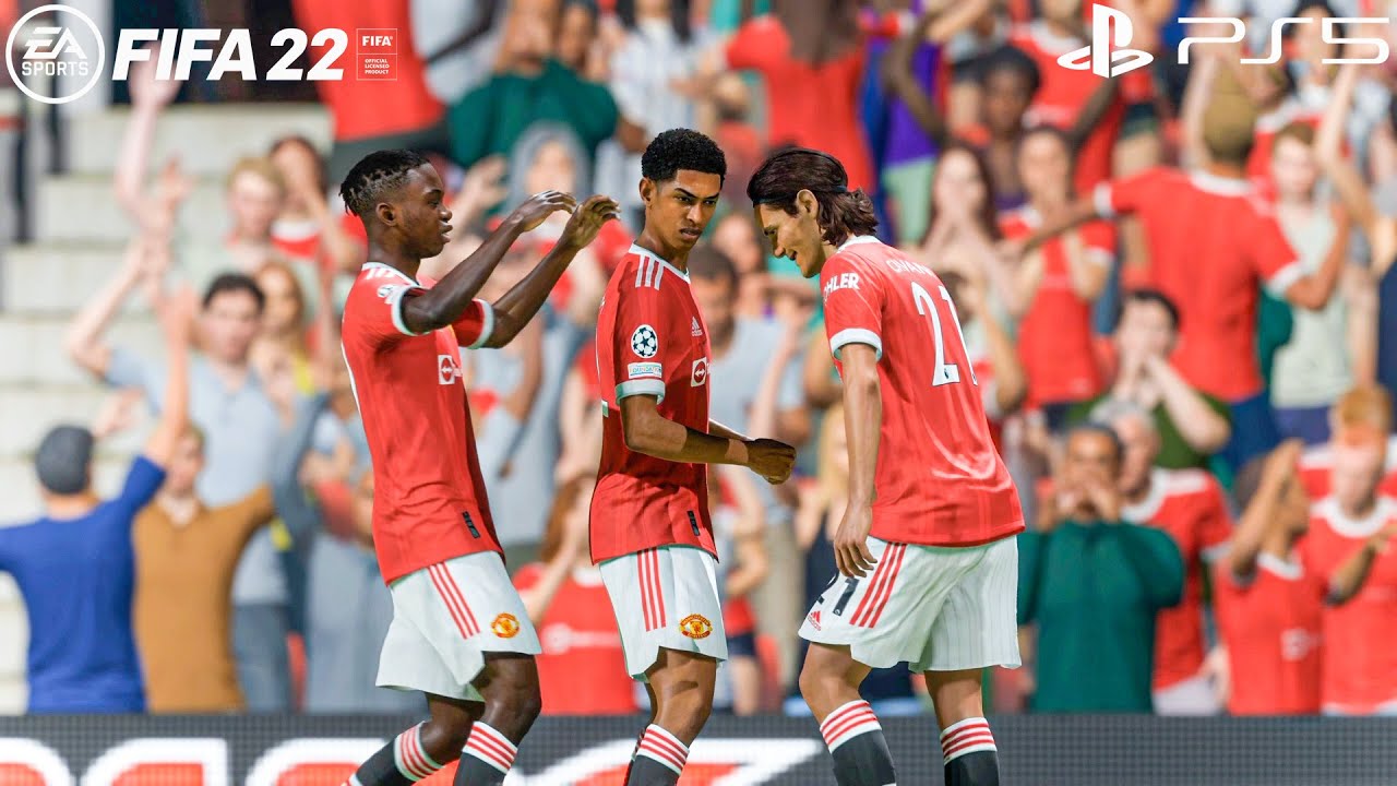 FIFA 22 PS5 | Manchester United Vs Real Madrid Ft. Bellingham, Declan Rice, | UEFA Champions League