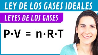 Ley de los GASES IDEALES 🎈 Fórmula y problema