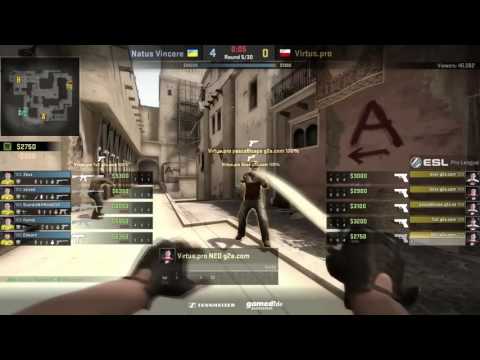 NaVi Vs VirtusPro Полная игра + их тимспик Teamspeak