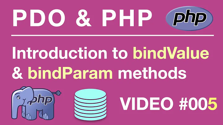 PDO | PHP | bindValue vs bindParam with PDOStatement #005 // Tips from the Self Taught Developer