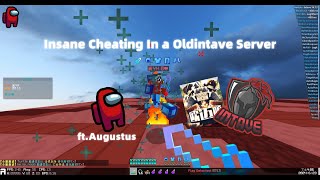 Insane Hacking In OhMyGod Server | Ez OldIntave Bypass | ft.Augustus
