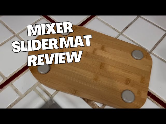 Discover the Perfect Companion for Your Kitchenaid: Bamboo Mixer Slider Mat  Review Video 