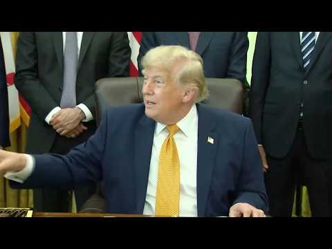 Trump asked for proof of “vandals” destroying Reflecting Pool