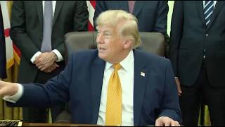 Trump asked for proof of “vandals” destroying Reflecting Pool