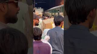 Train Departure Rush! Heavy Cargo Loading & Passenger Struggle | Pakistan Railways 📦😲#train#short