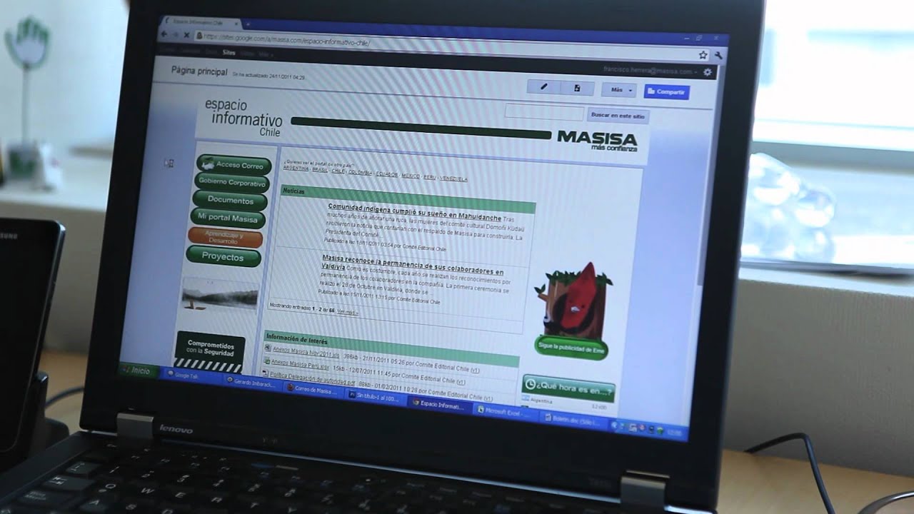 cloud platform competency Masisa & Google Apps