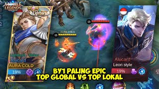 BY1 TOP LOKAL VS TOP GLOBAL ALUCARD COLD!!