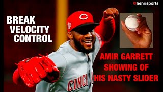 Amir Garrett Showing Off His Nasty Slider