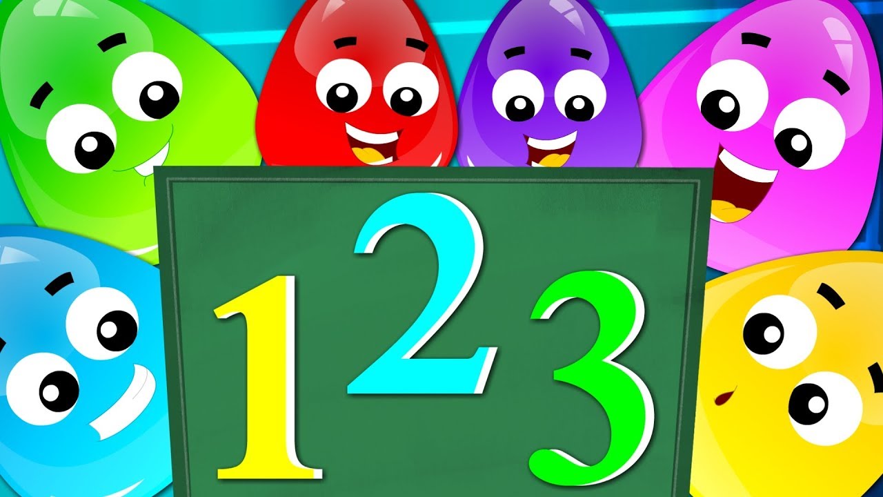 Numbers Song | Counting Numbers 123 With Crazy Eggs | Preschool Videos For Children