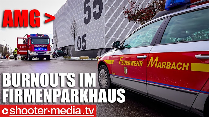 😱  Burnouts mit AMG Testwagen  😱 | 🚒  3 Feuerwehren im Einsatz  🚒 | AMG Parkhaus