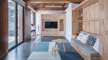 Baitasi House of the Future features moving walls controlled by a smart TV