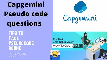 Capgemini Pseudocode preparation Tips|Capgemini Pseudo code Questions | Imp. Pseudocode 2021 Batch