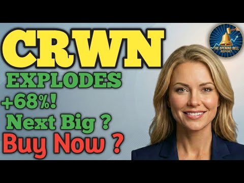 ​🚀CRWN Stock EXPLODES +68%!Is This The Next Big Penny Stock? CRWN STOCK PODCAST TODAY PRICE ANALYSIS