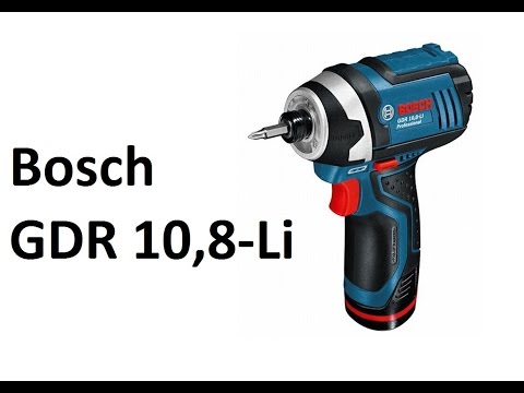 Видео обзор: Акк. гайковерт BOSCH GDR 12V-105 Solo без АКБ и ЗУ