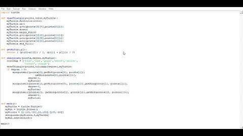 1MAC: Sierpinski Triangle Project (Python Code)