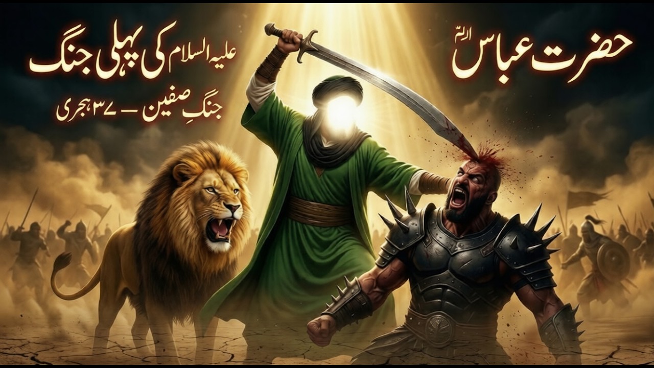 Hazrat Abbas(AS)Ki Pehli Jung | Jab 11 Saal Ke Bachche Ne Dhai Lakh Ko Akele Lalkaara|Jang-e-Siffeen
