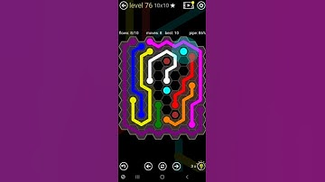 How To Solve Flow Free Hexes 10x10 Mania Level 76 Board Walk Through Solution Walkthrough