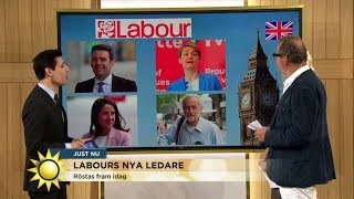 Vem blir ny ledare för Labour? - Nyhetsmorgon (TV4)