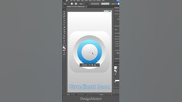 Gradient Icon with "Rectangle Tool" and "Ellipse Tool" in Adobe Illustrator | DesignMentor